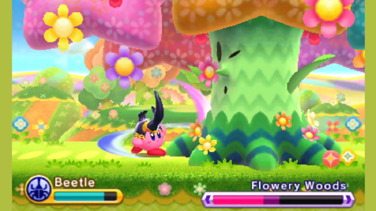 Kirby Triple Deluxe Fighting Tree