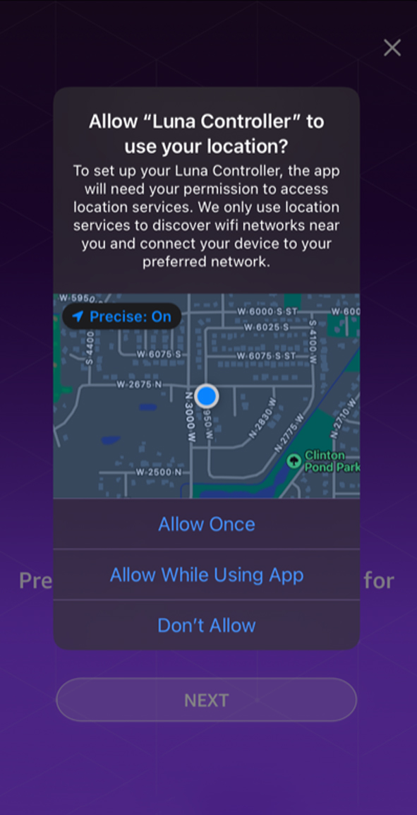 Amazon Luna Controller App Location Settings