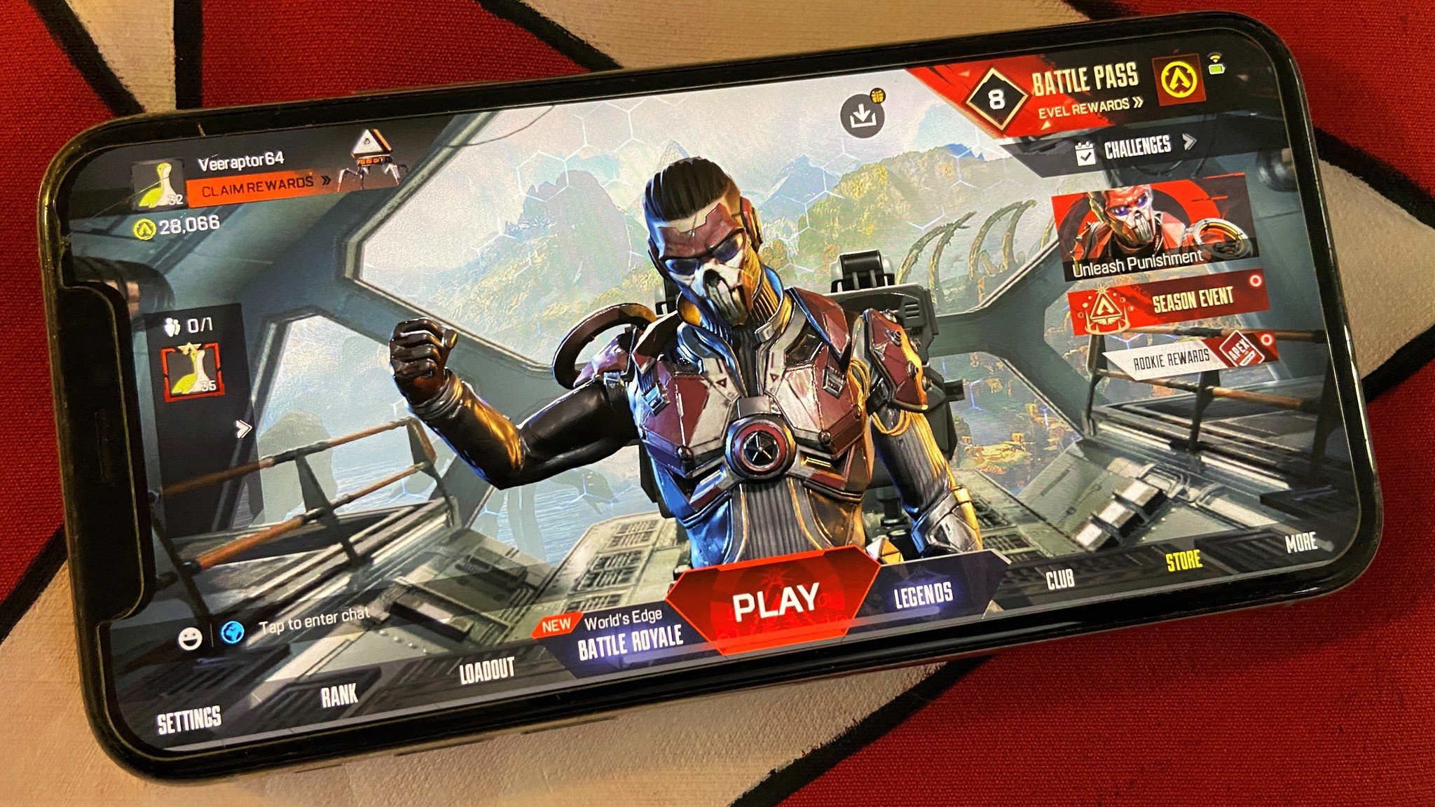 Apex Legends Mobile Home Screen Hero