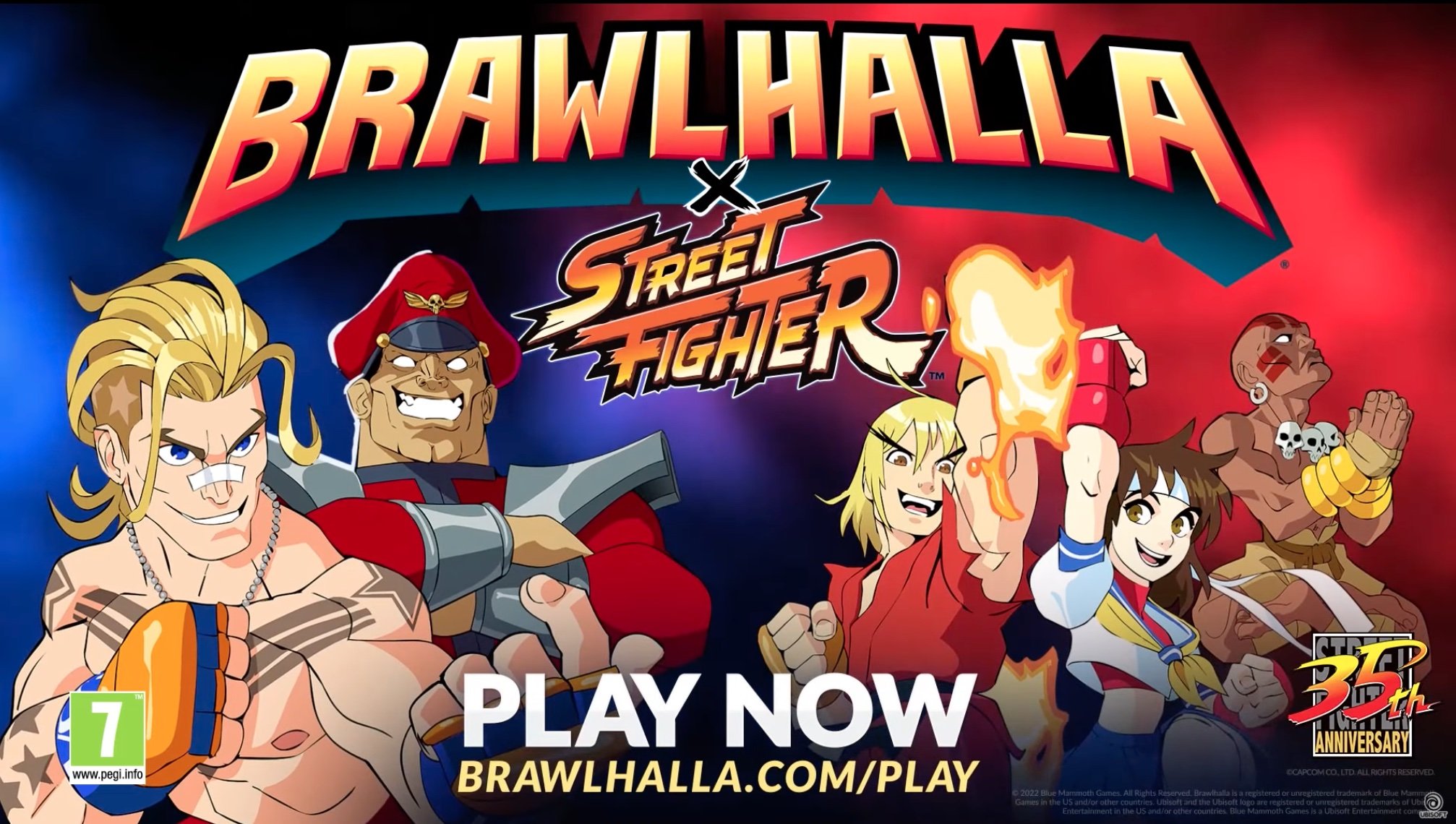 Brawlhalla X Street Fighter Artwork