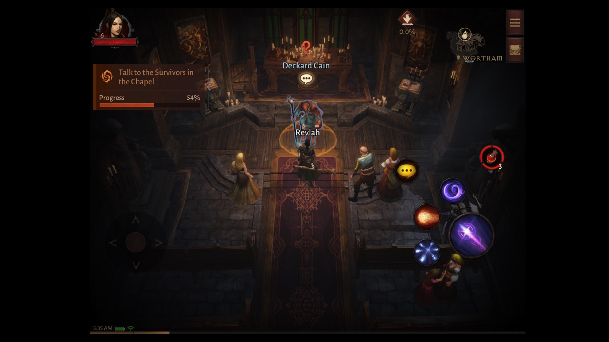 Diablo Immortal Screenshot Chapel