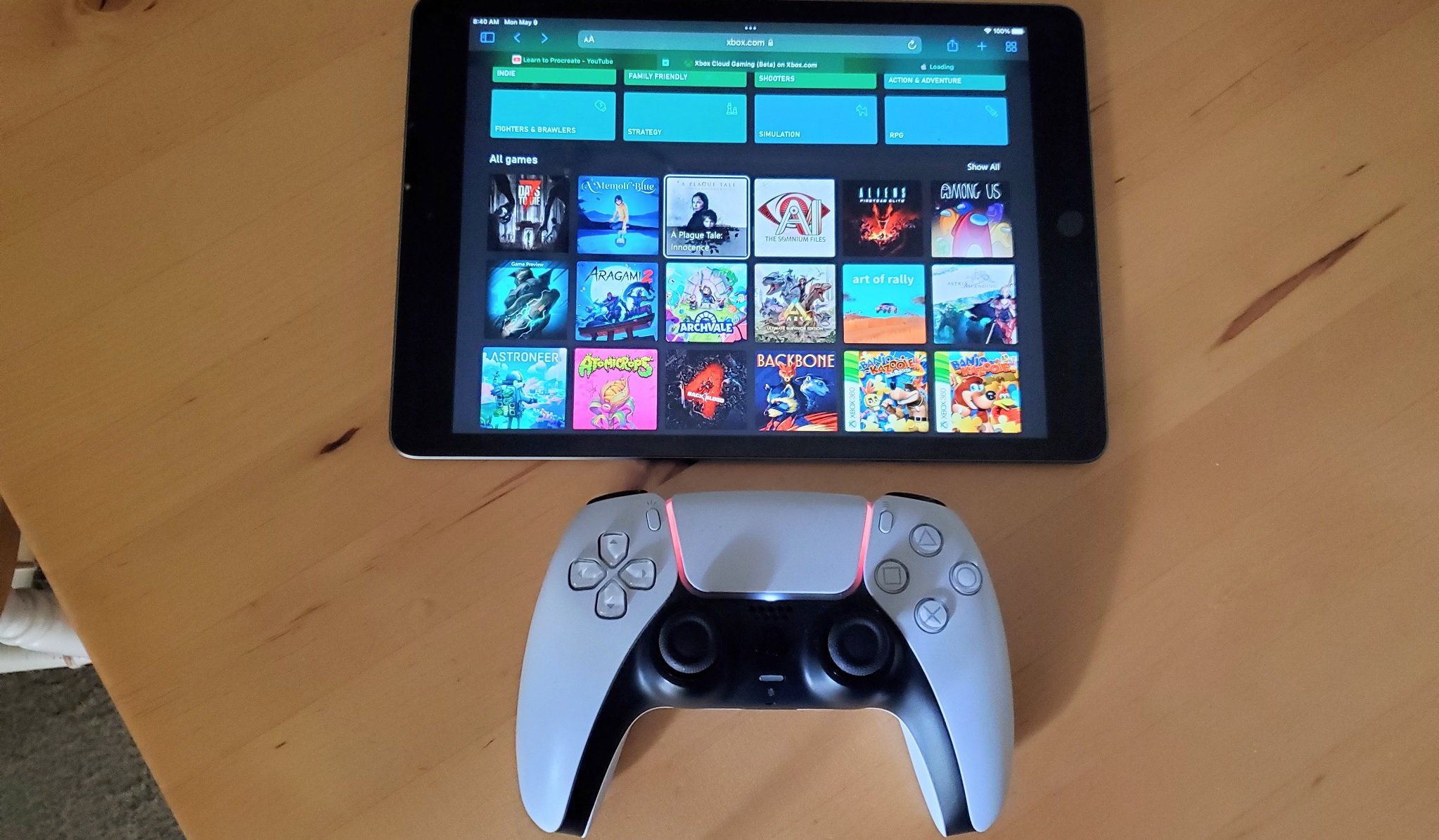 Dualsense Xbox Cloud Gaming Ipad Hero