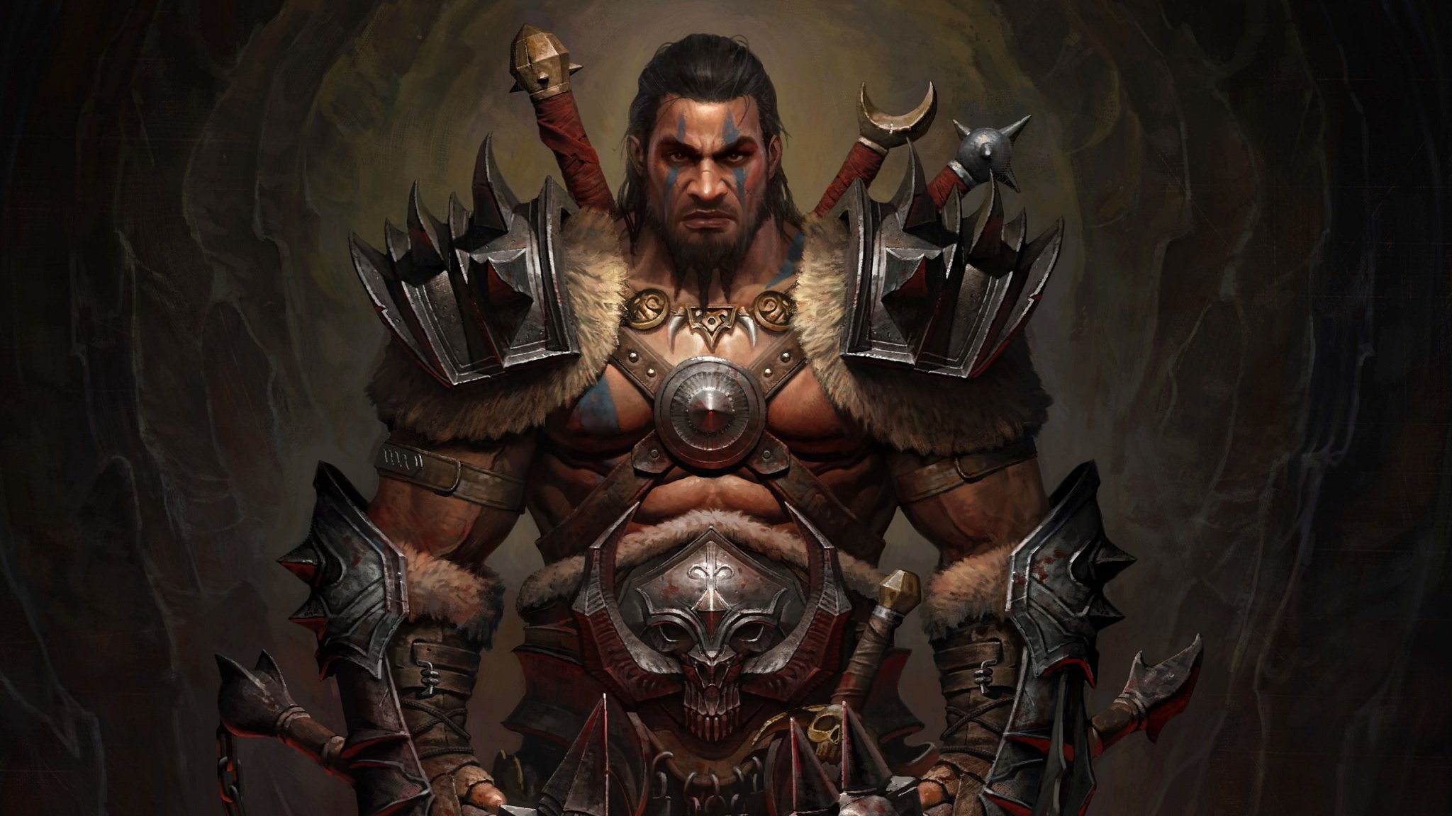 Diablo Immortal Key Art Barbarian Male