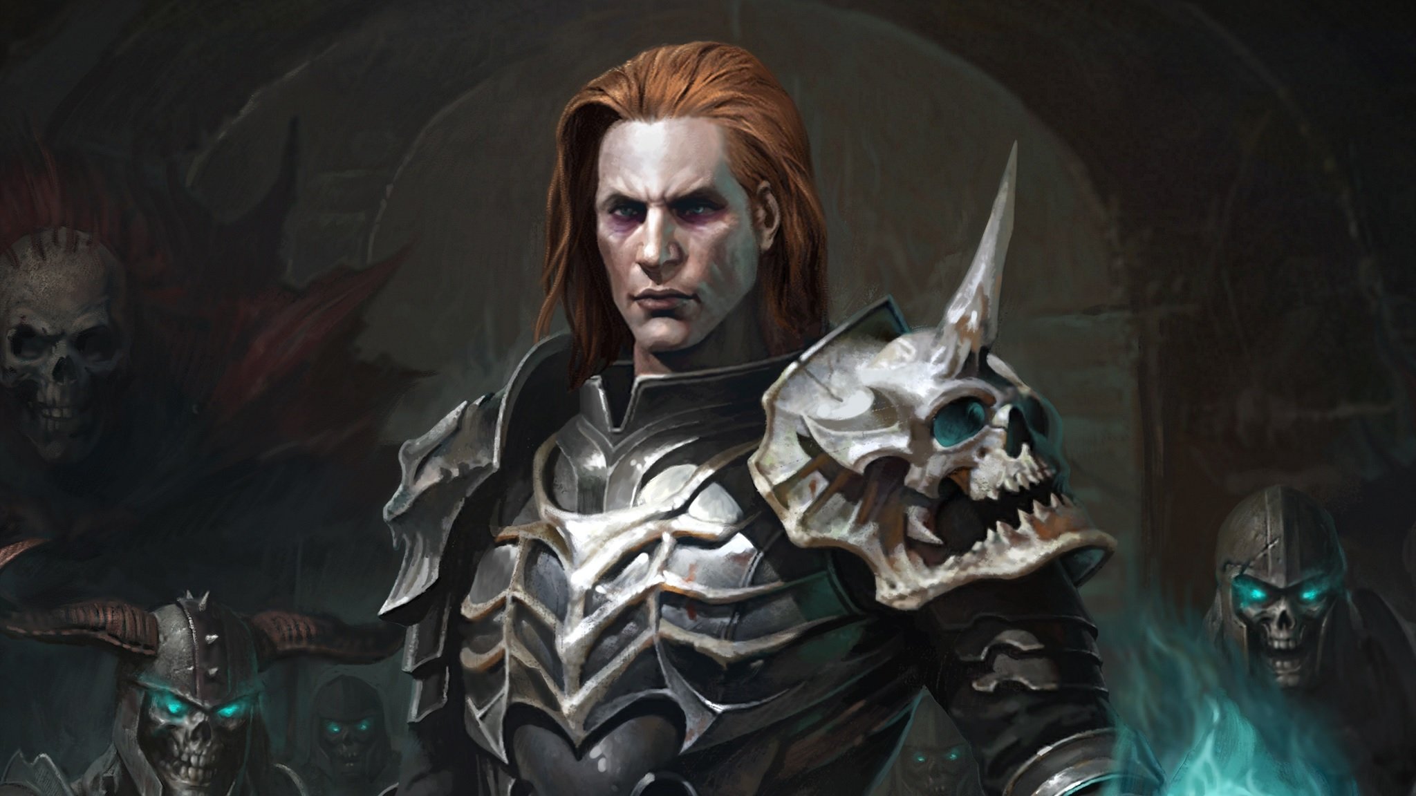Diablo Immortal Key Art Necromancer Male