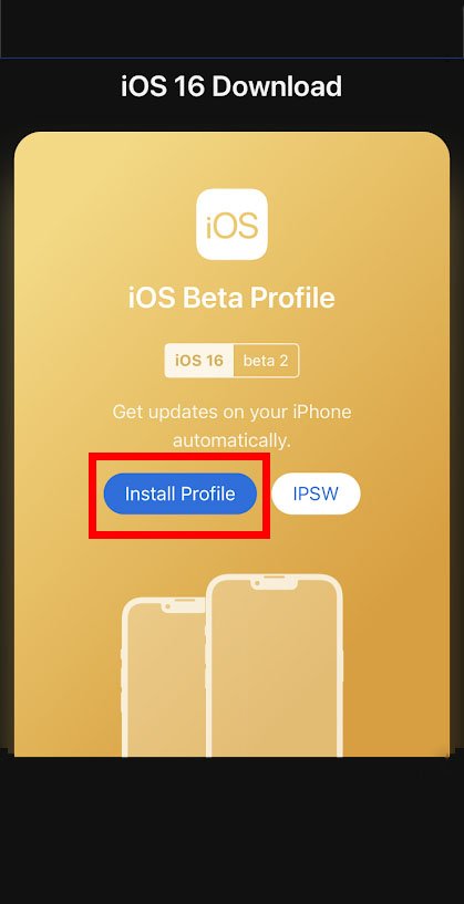 How To Download Ios16 Beta Install Profile