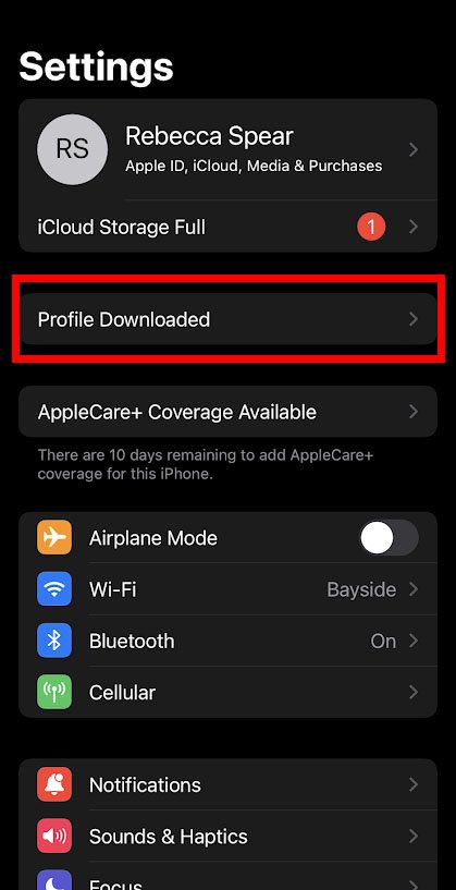 How To Download Ios16 Beta Profile Downloaded