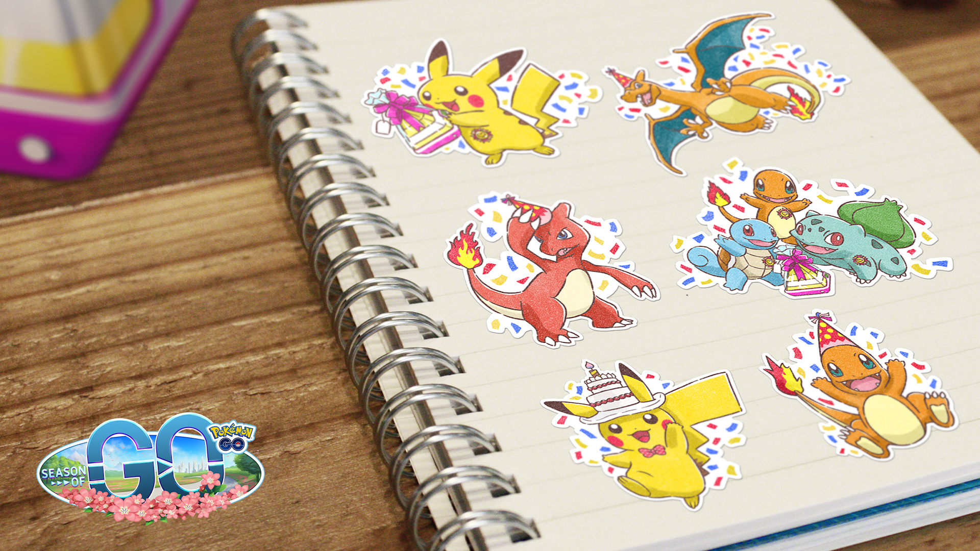 Pokemon Go Anniversary 2022 Stickers