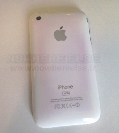 white iPhone 3GS discoloration from heat