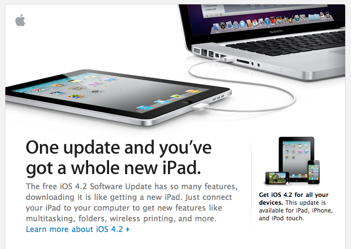 iOS 4.2 is a whole new iPad?