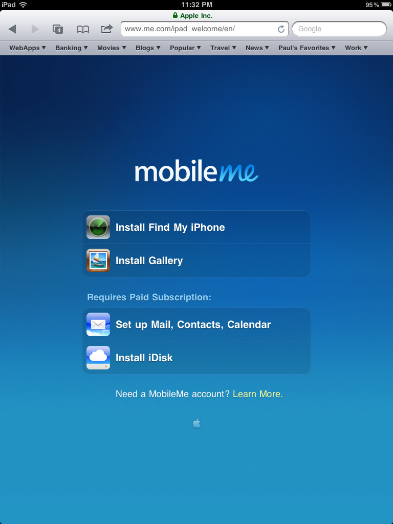 Me.com doesn&#039;t list Find my iPhone as paid MobileMe service but App Store still does