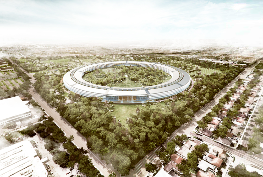 Renderings of Apple's new proposed Cupertino headquarters/mothership