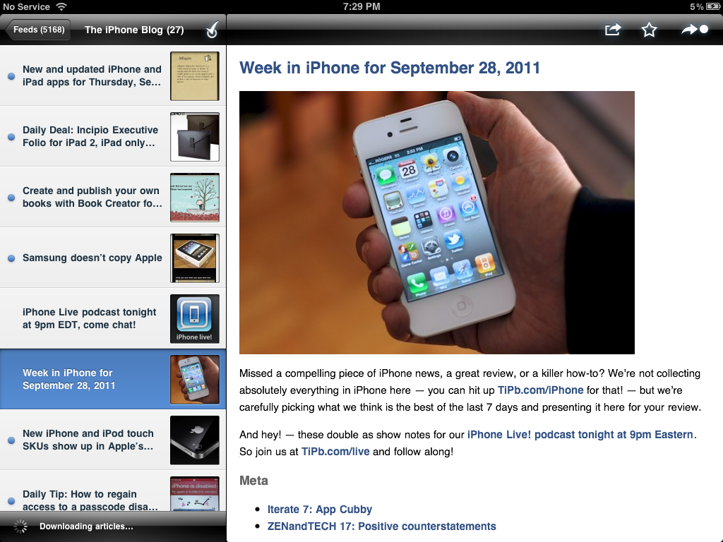 Top 5 RSS feed readers for iPhone, iPad - NetNewsWire