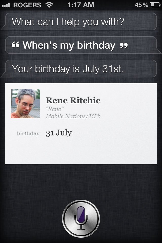 Daily Tip: How to quickly access birthdays with Siri