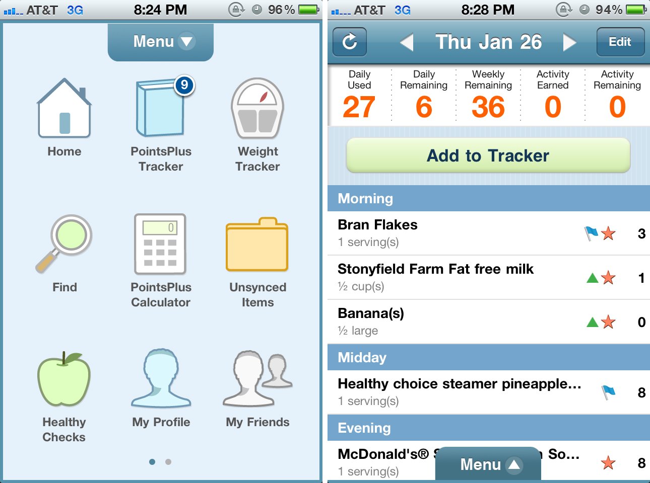 Track Points and Manage your weight with Weight Watchers Mobile