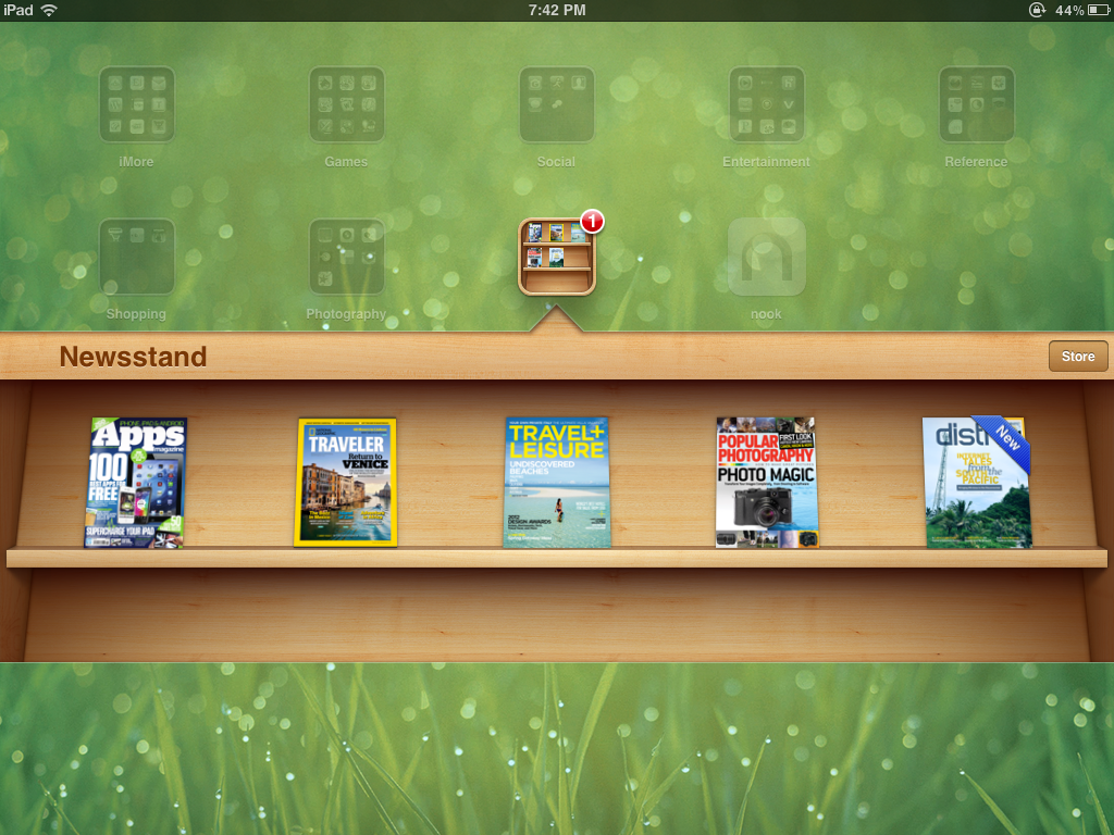 How to access newsstand subscriptions from newsstand