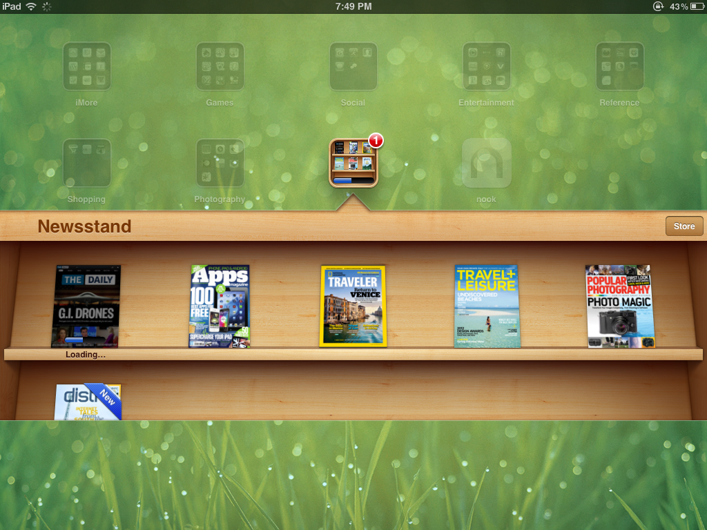 How to install subscriptions to newsstand from your iPad