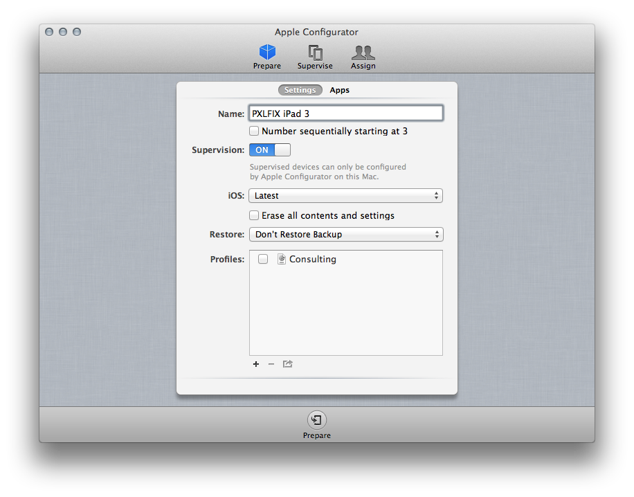 Configurator makes deployment and management of iOS devices easy