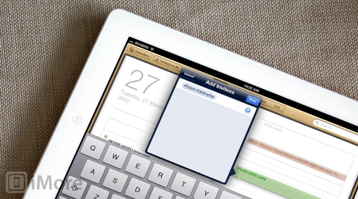 How to create and accept calendar invitations on your new iPad