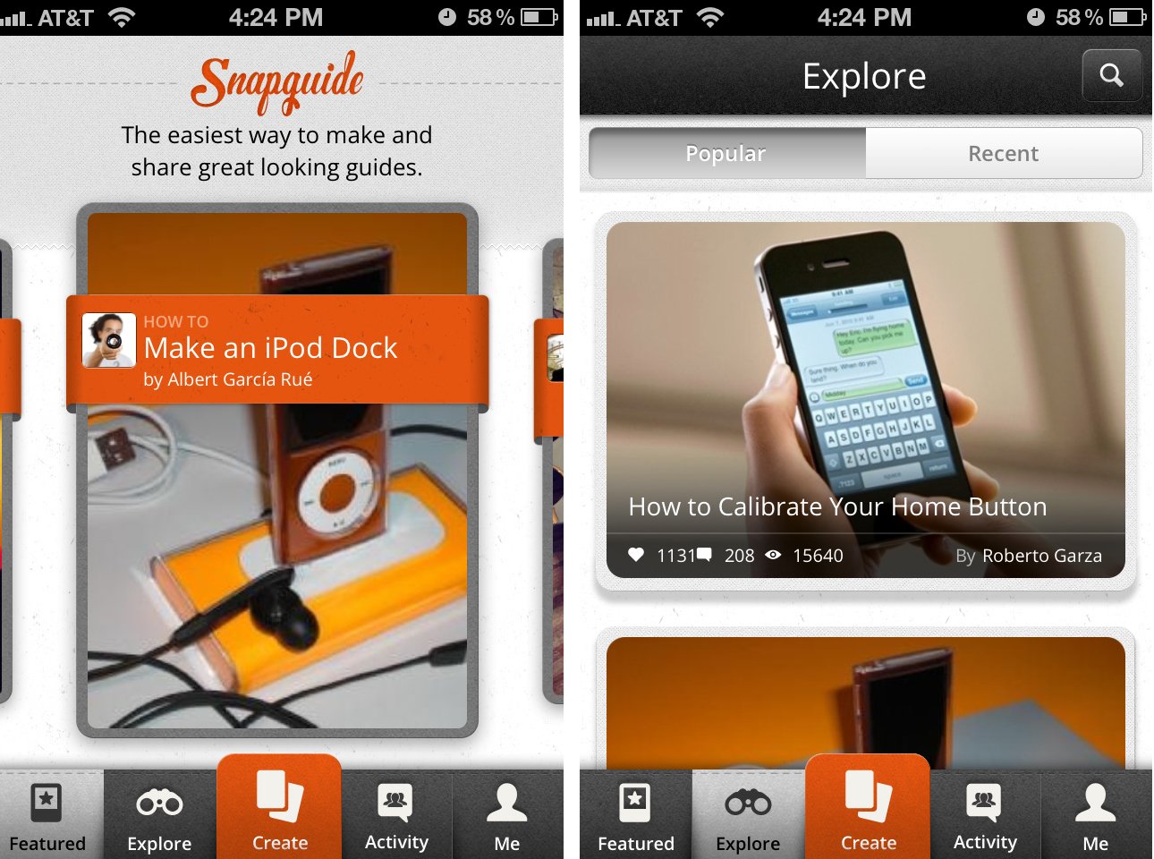 Browse and search tons of DIY guides with Snapguide for iPhone
