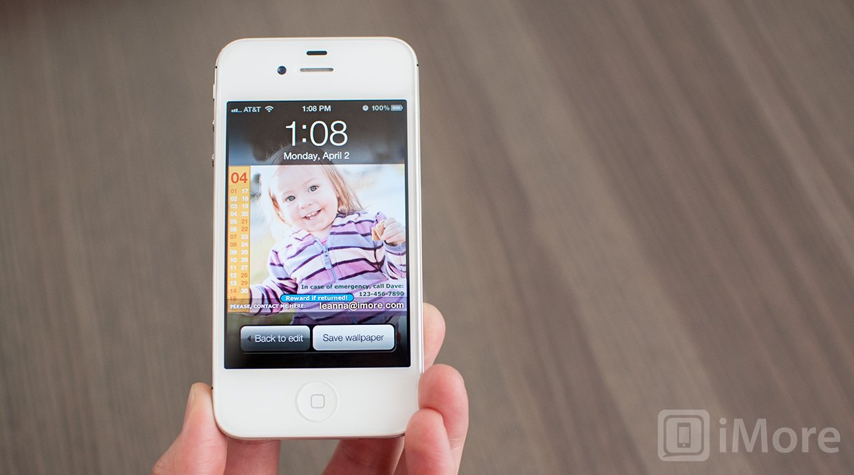 design a custom lock screen that includes important information with lockscreen lab for iphone