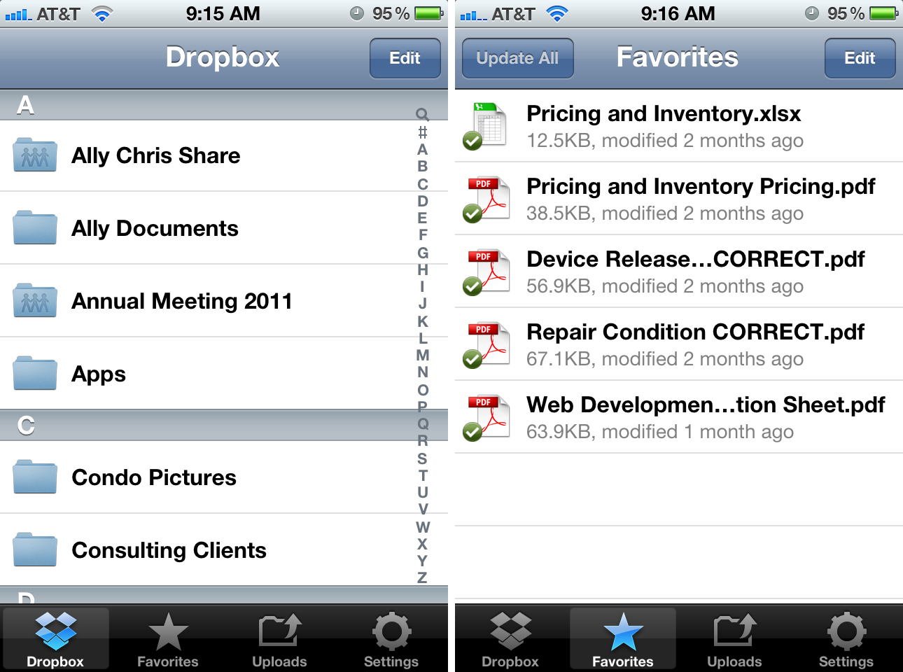 Easily access files on your iPhone or iPad with Dropbox