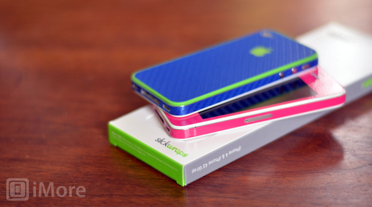 Color mod your iPhone 4 or iPhone 4S with Slickwraps - no tools necessary