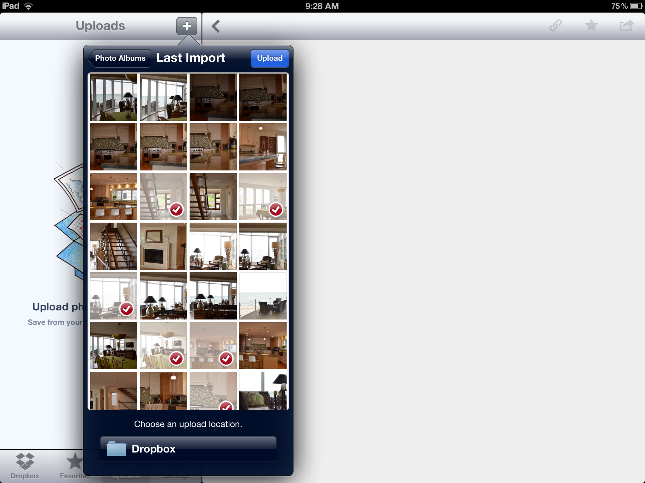 Upload video and images to dropbox for iPhone and iPad