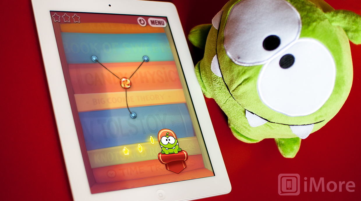 Free Cut the Rope: Experiements HD game for iPad