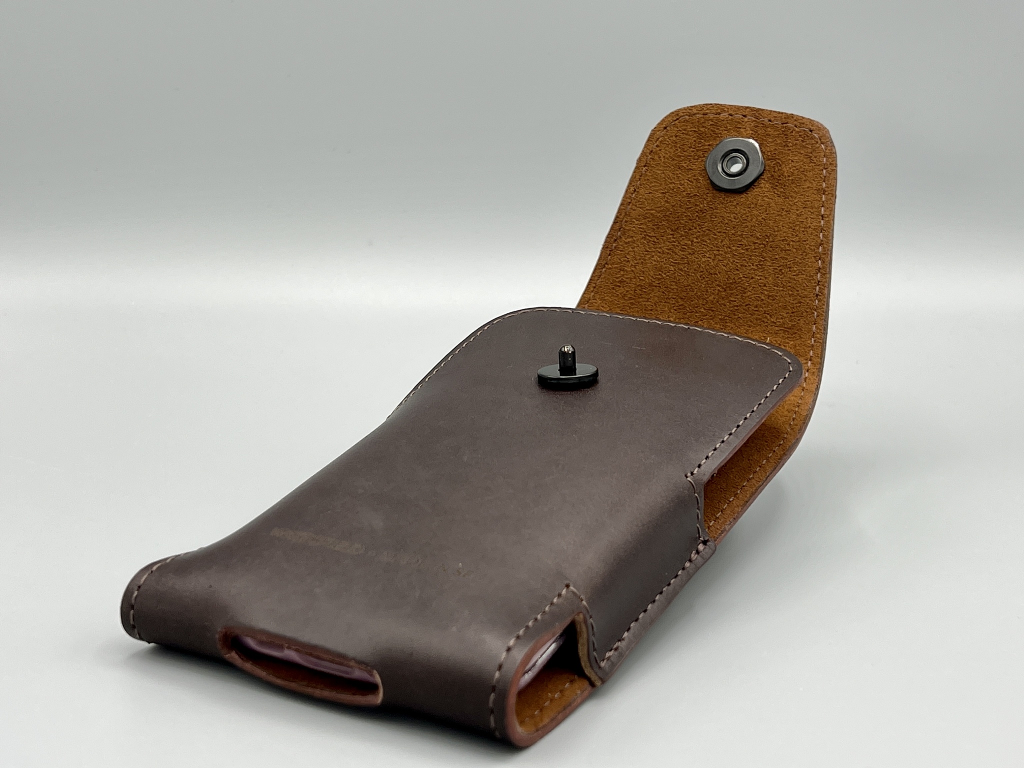 Waterfield Designs Latigo Leather Iphone Holster Open