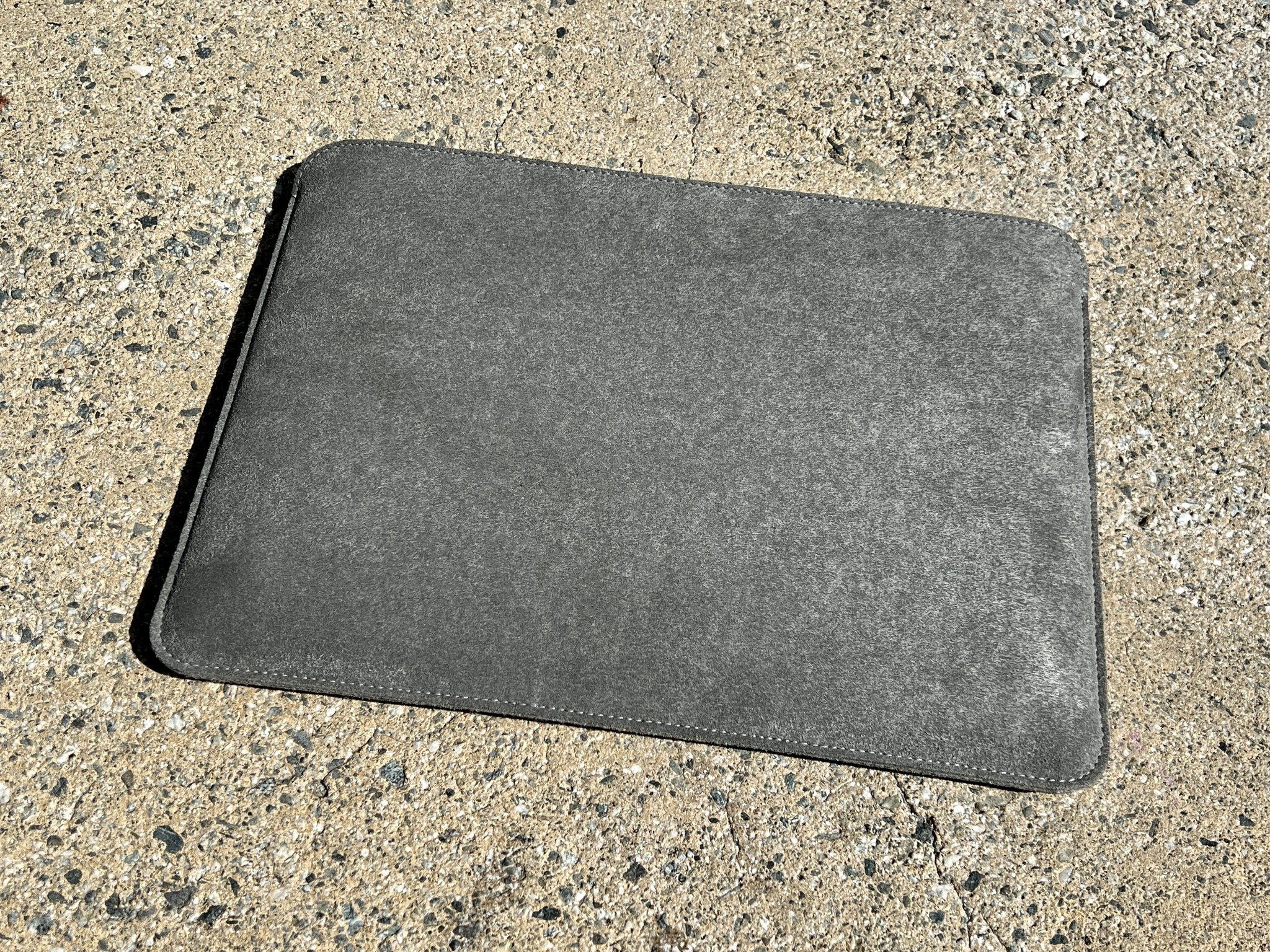 Harber London Slim Microfiber Macbook Sleeve Case Back