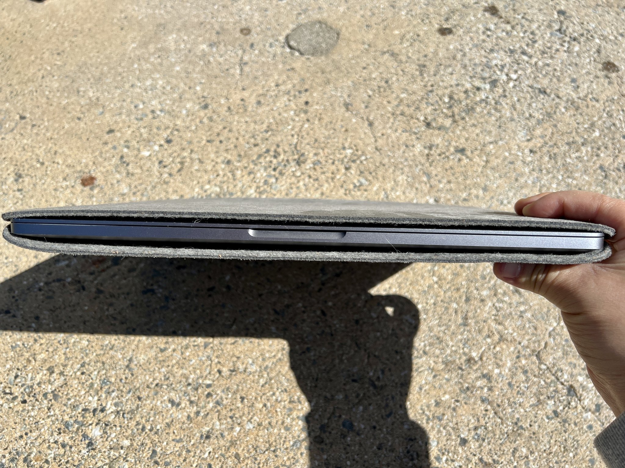 Harber London Slim Microfiber Macbook Sleeve Case Packed