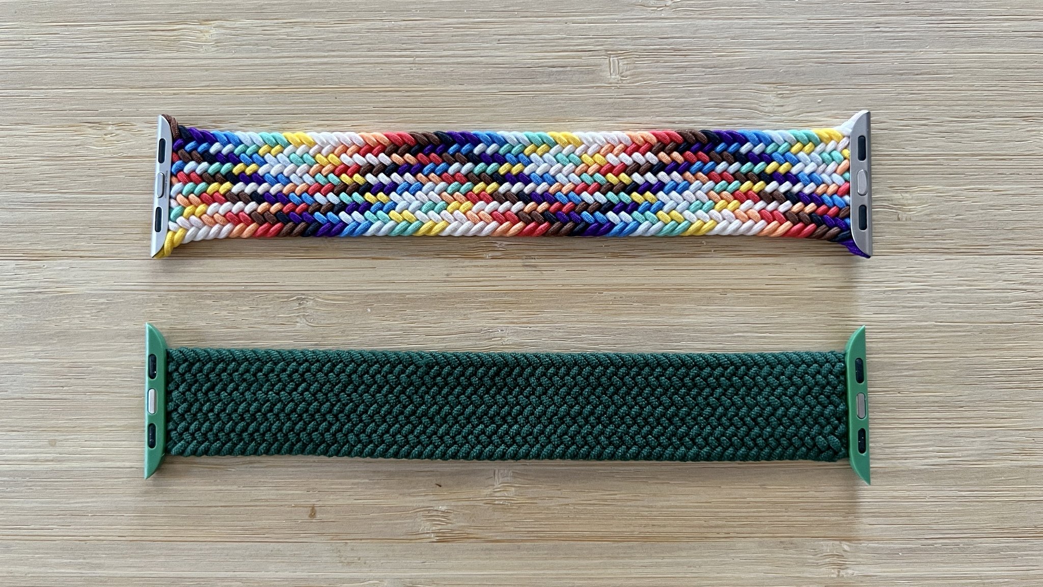 Zagg Braided Watch Band Forest Green Compare Apple Braided Solo Loop Pride
