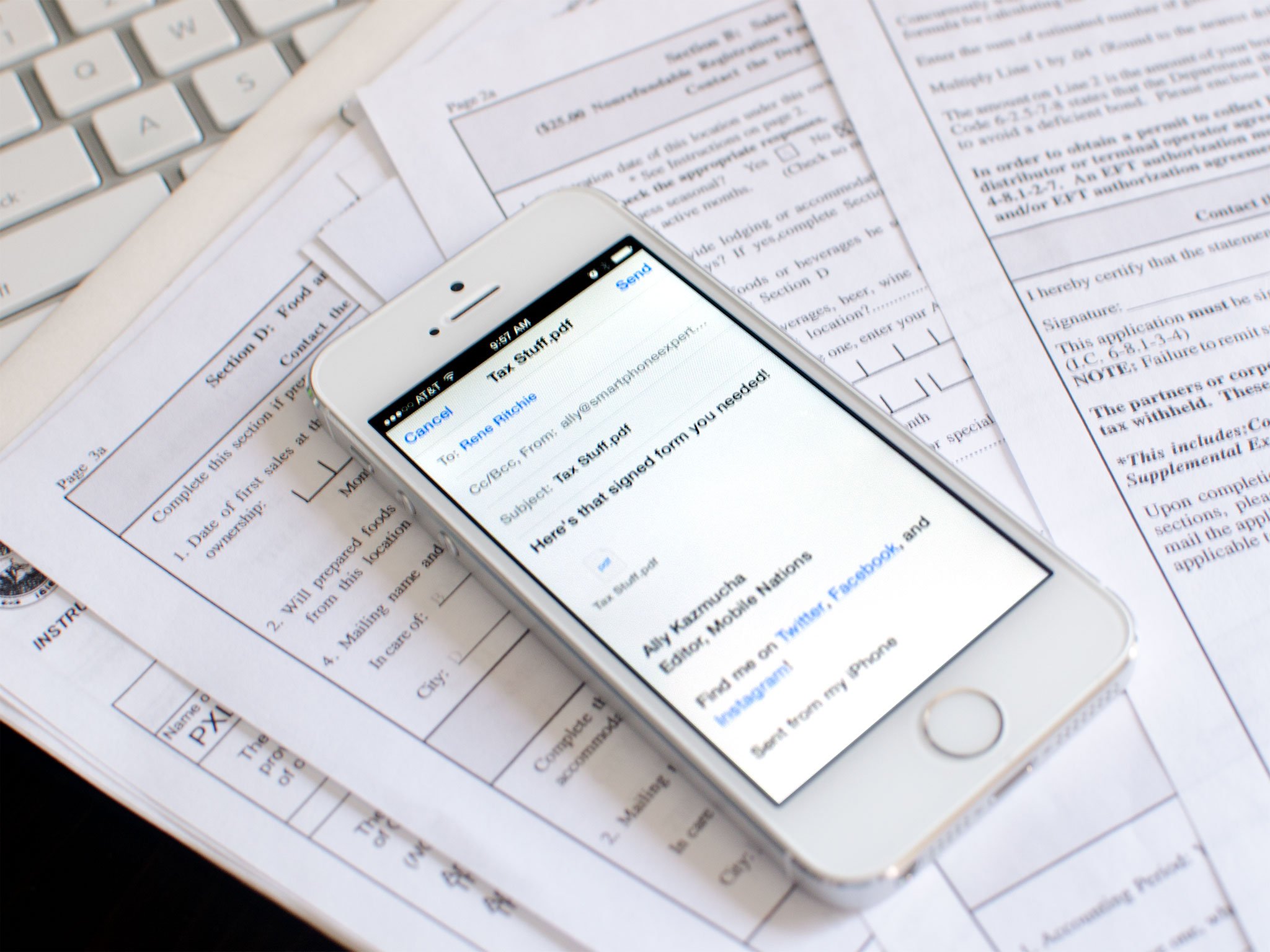 How to scan, sign, and send a PDF from your iPhone or iPad, no printer required!