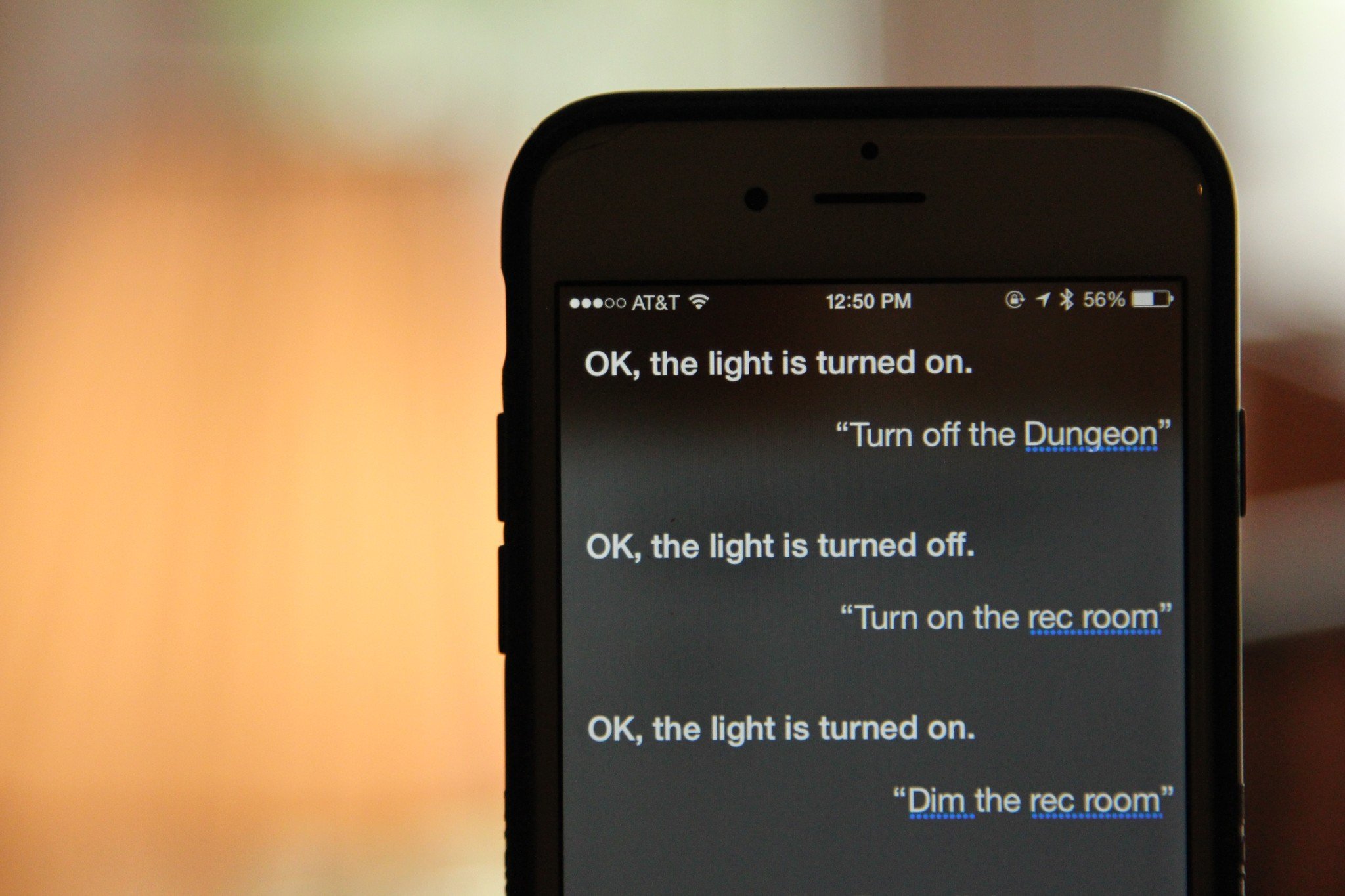 Ответы Siri на команды HomeKit на iPhone