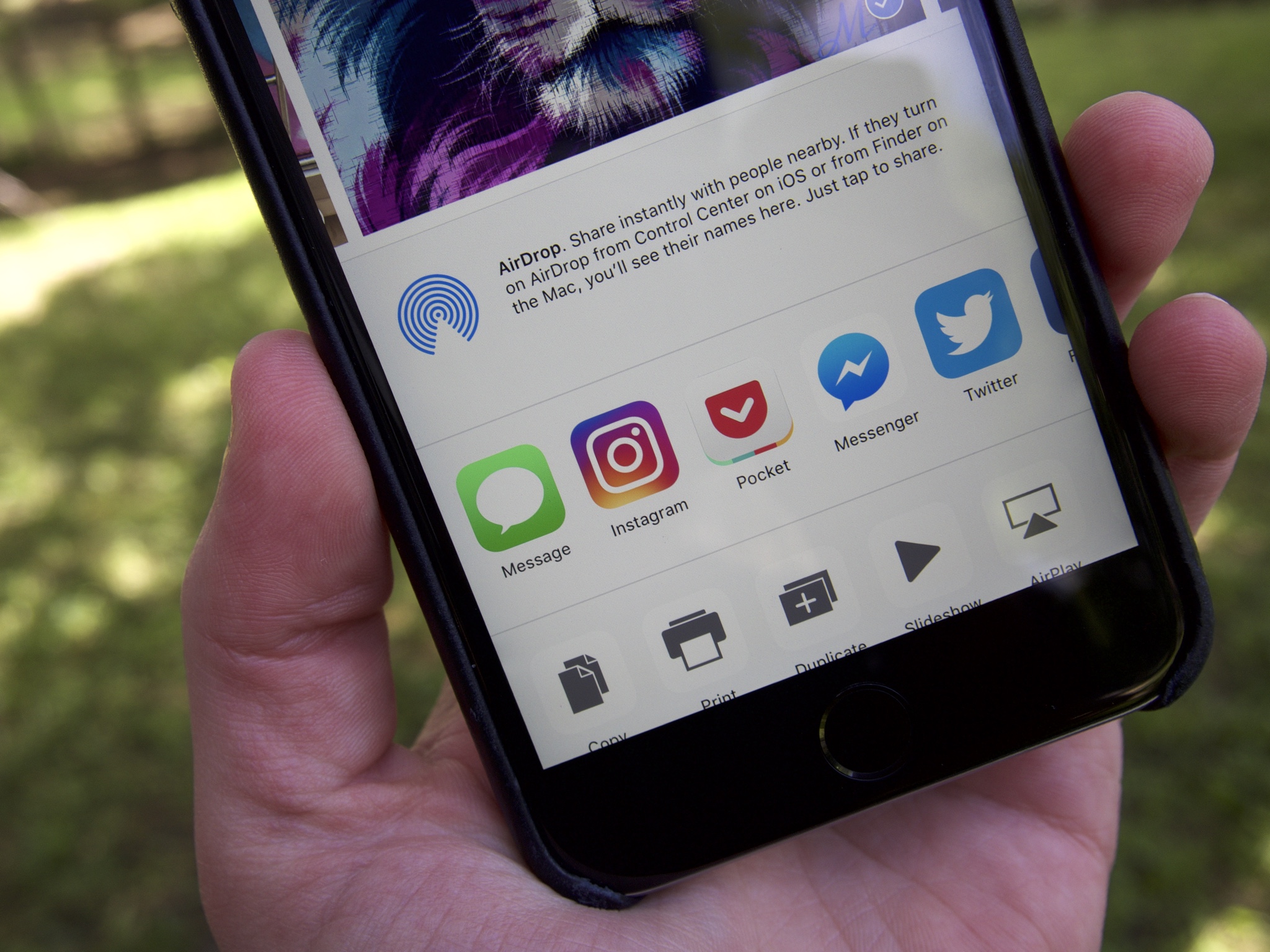 Instagram users can now share photos to the service from any other app