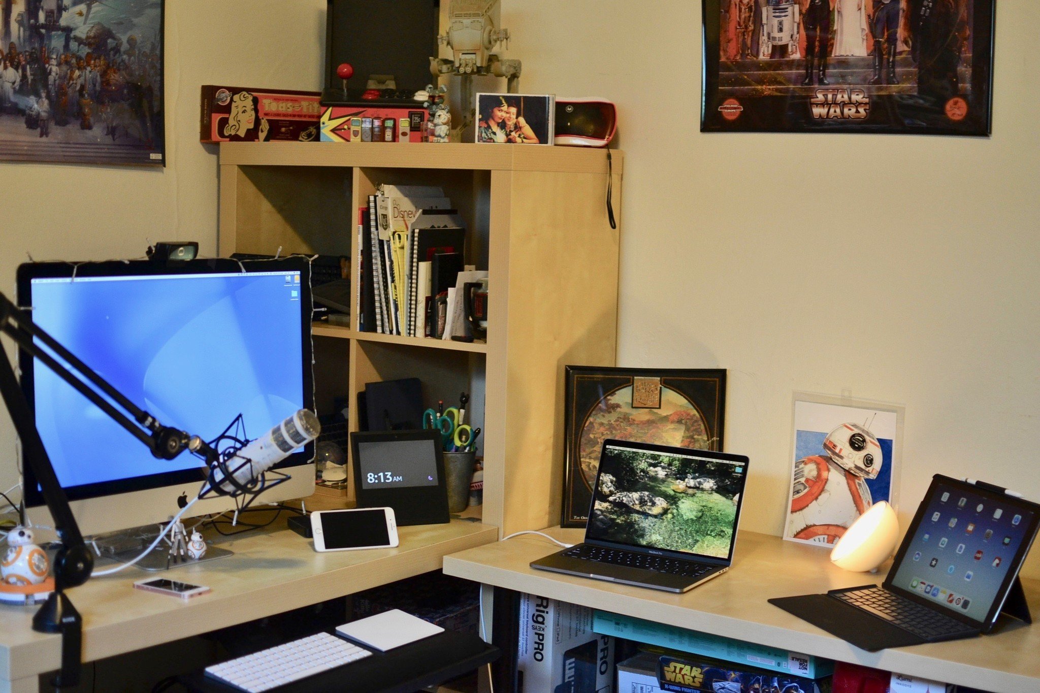Lory's workstation