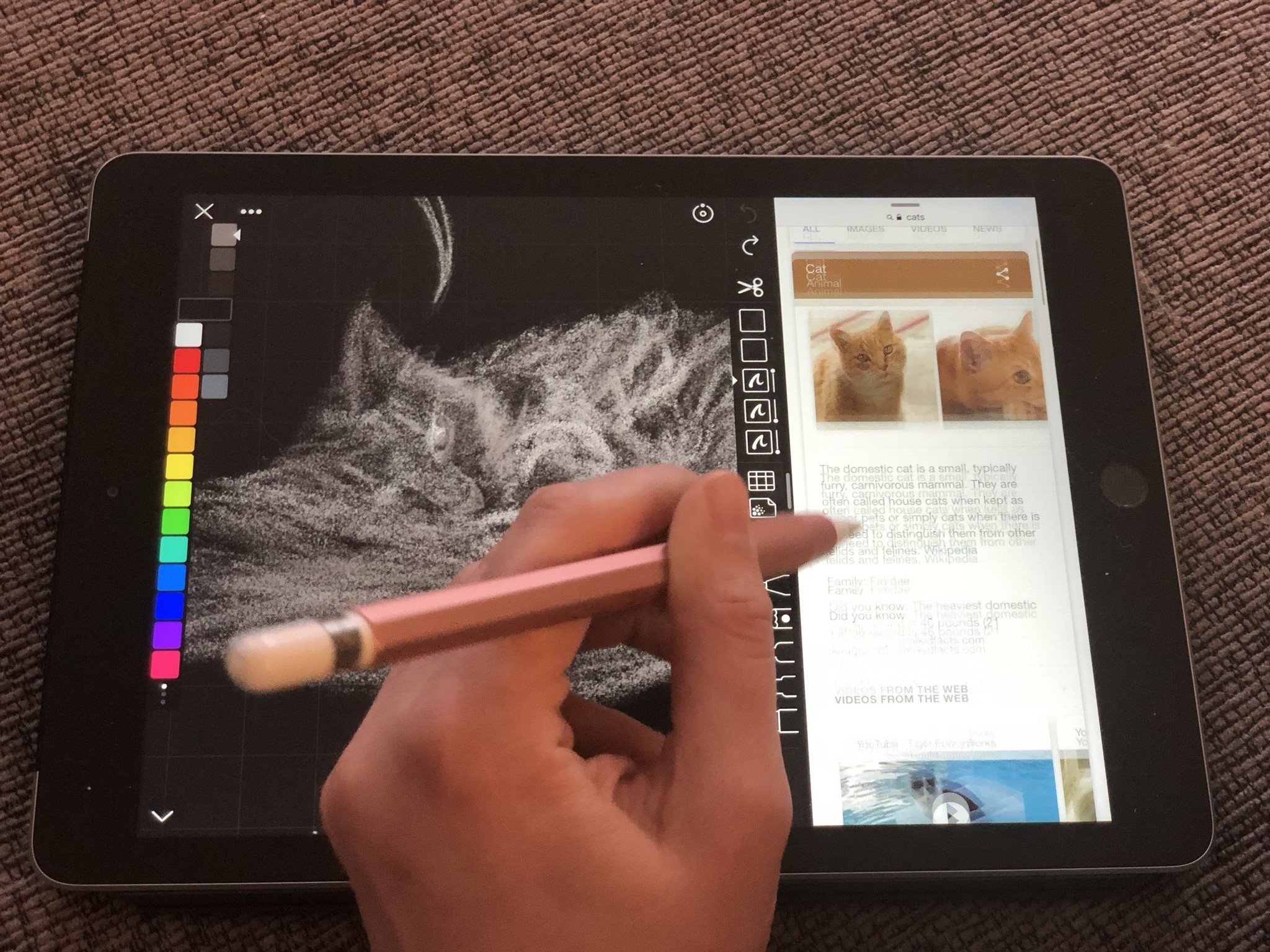 Scroll with the Apple Pencil 
