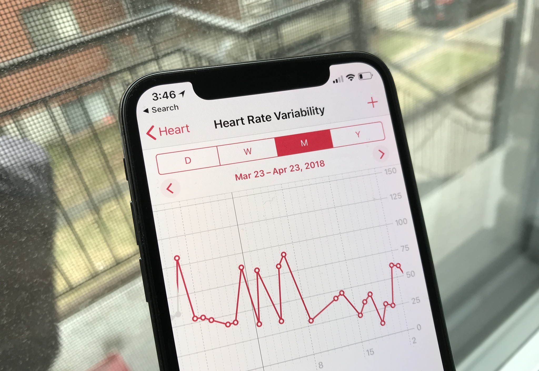 Health data on iPhone