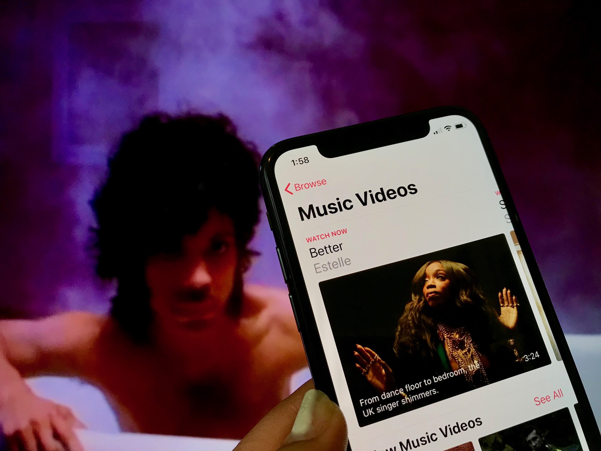 Watching music videos in Apple Music
