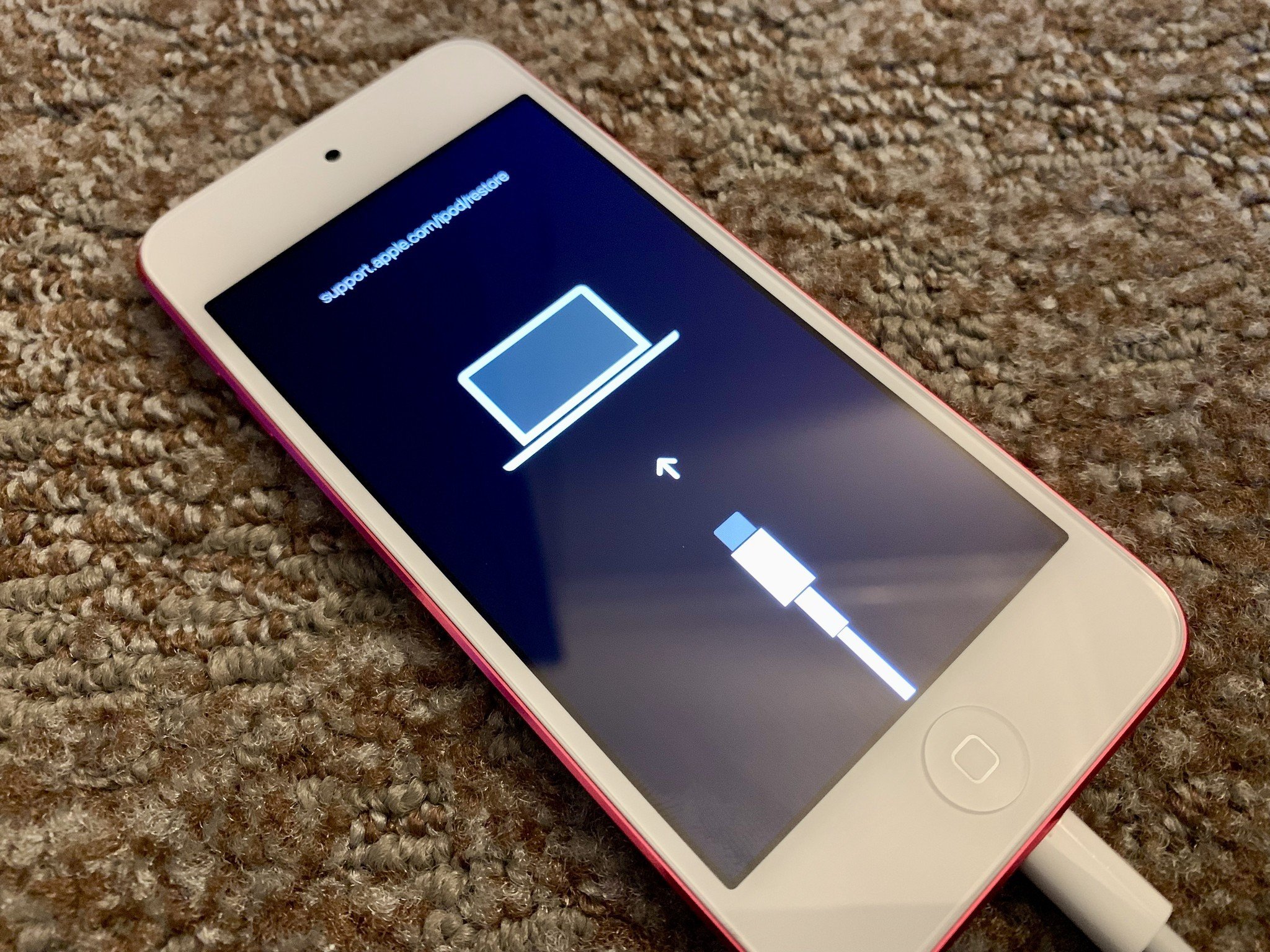 iPod touch in Recovery mode