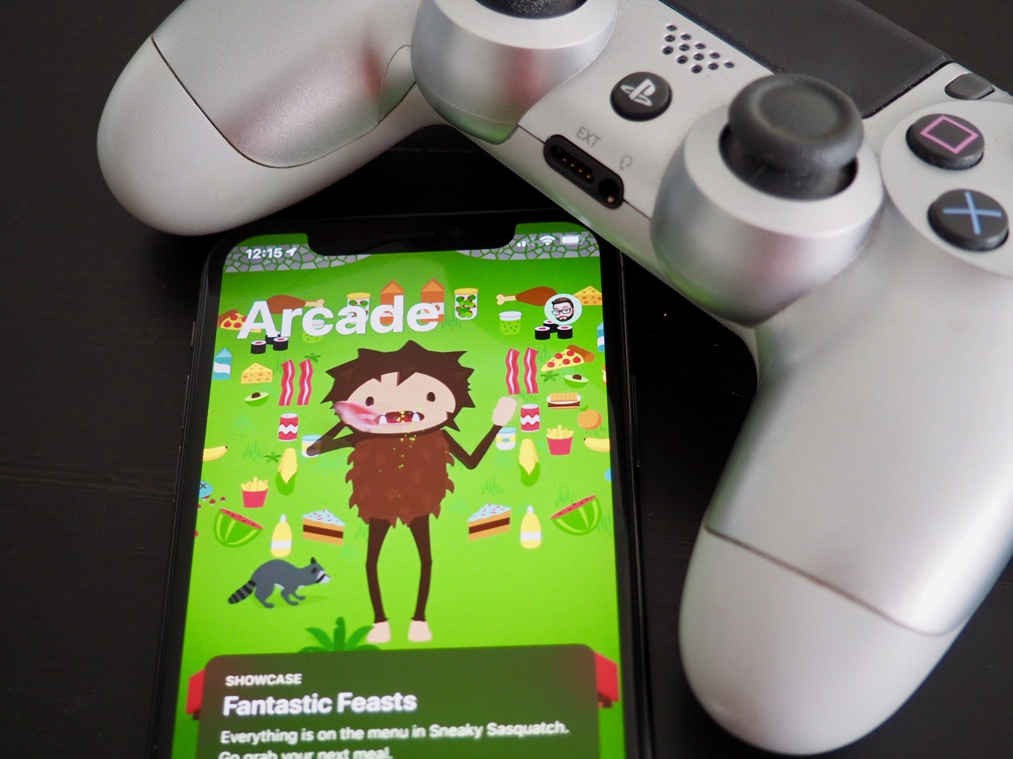 Apple Arcade with controller