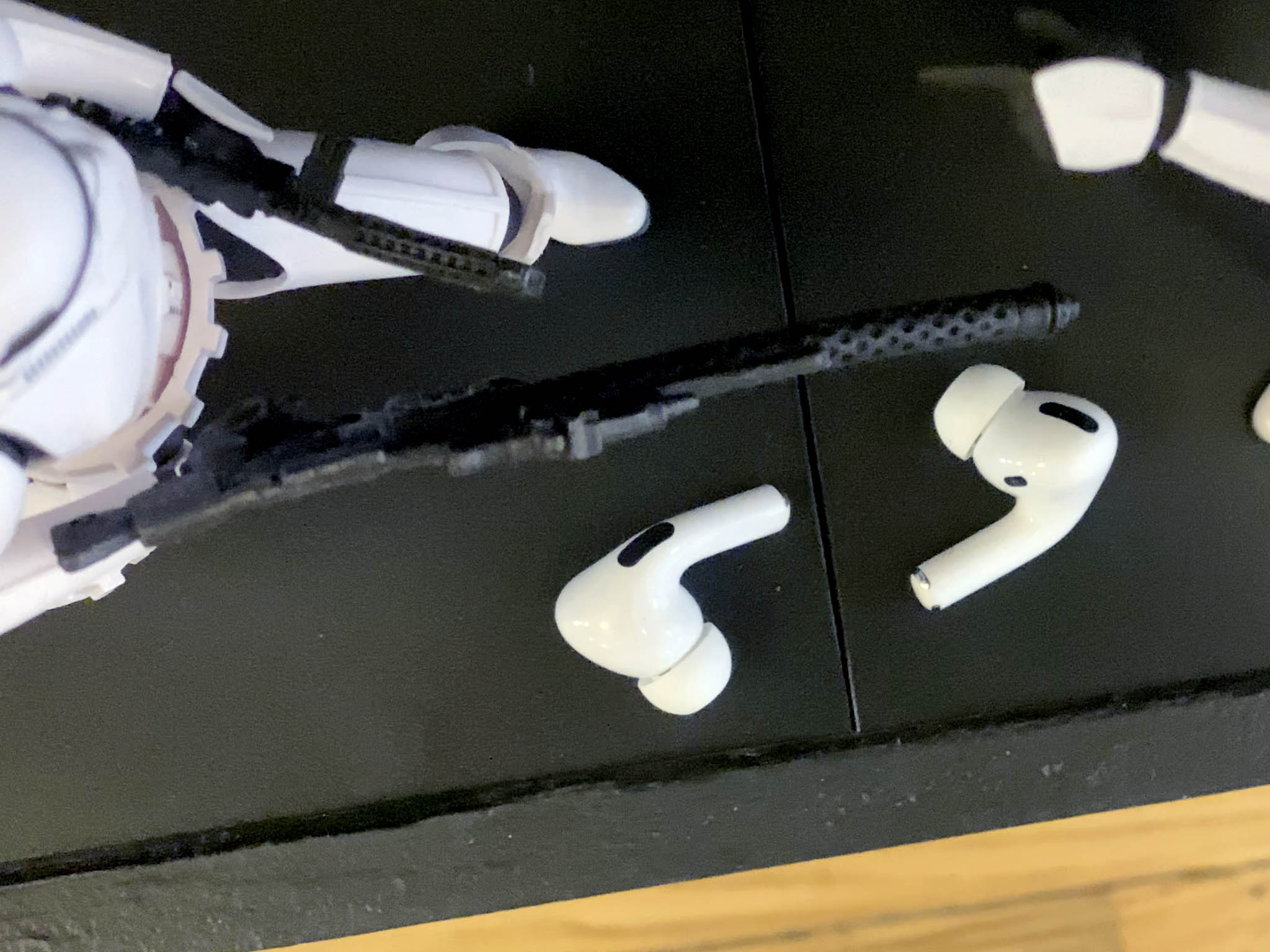 AirPods Pro look like Storm Troopers