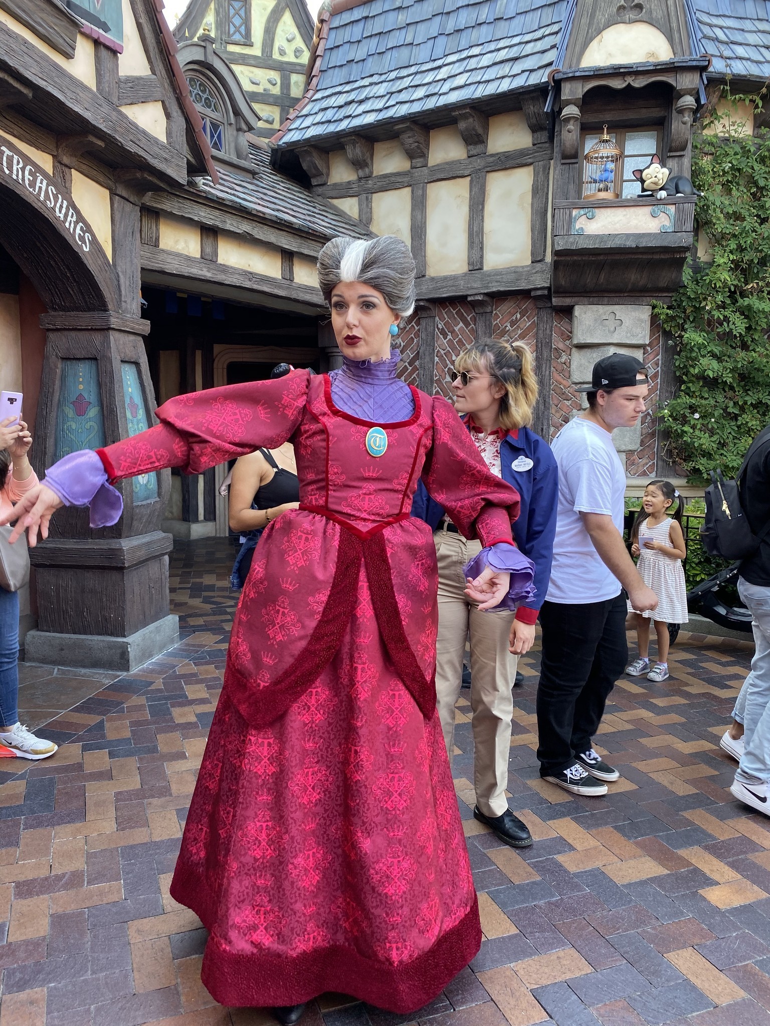 Evil Stepmother waltzes into the picture in Fantasyland at Disneyland