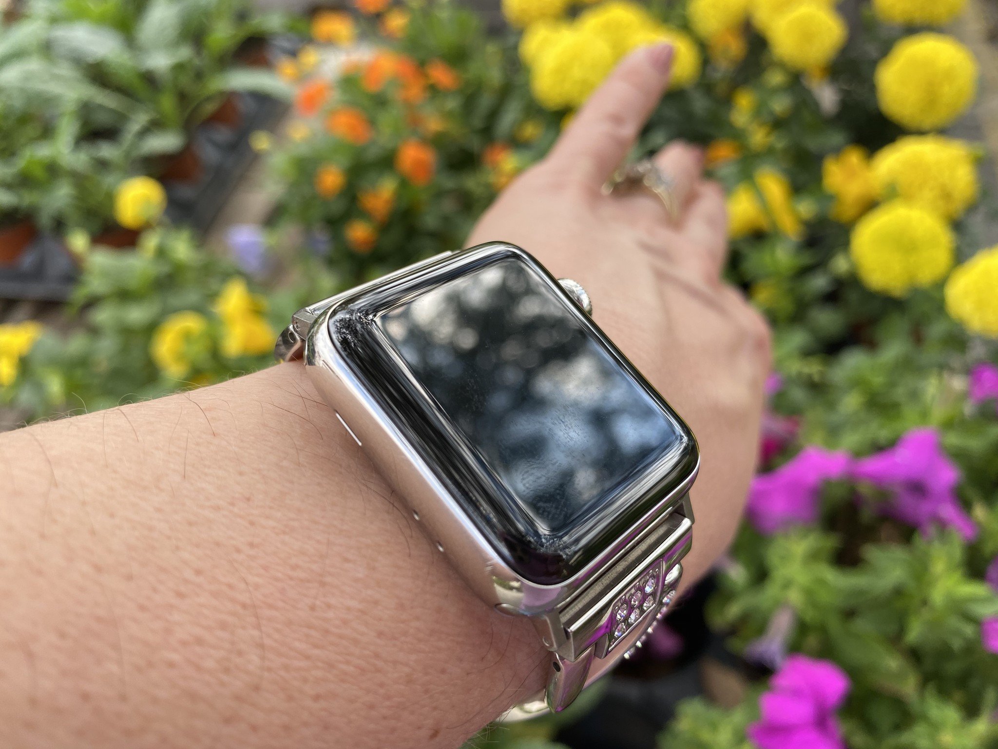 Wearlizer Rhinestone X-Link Apple Watch Band