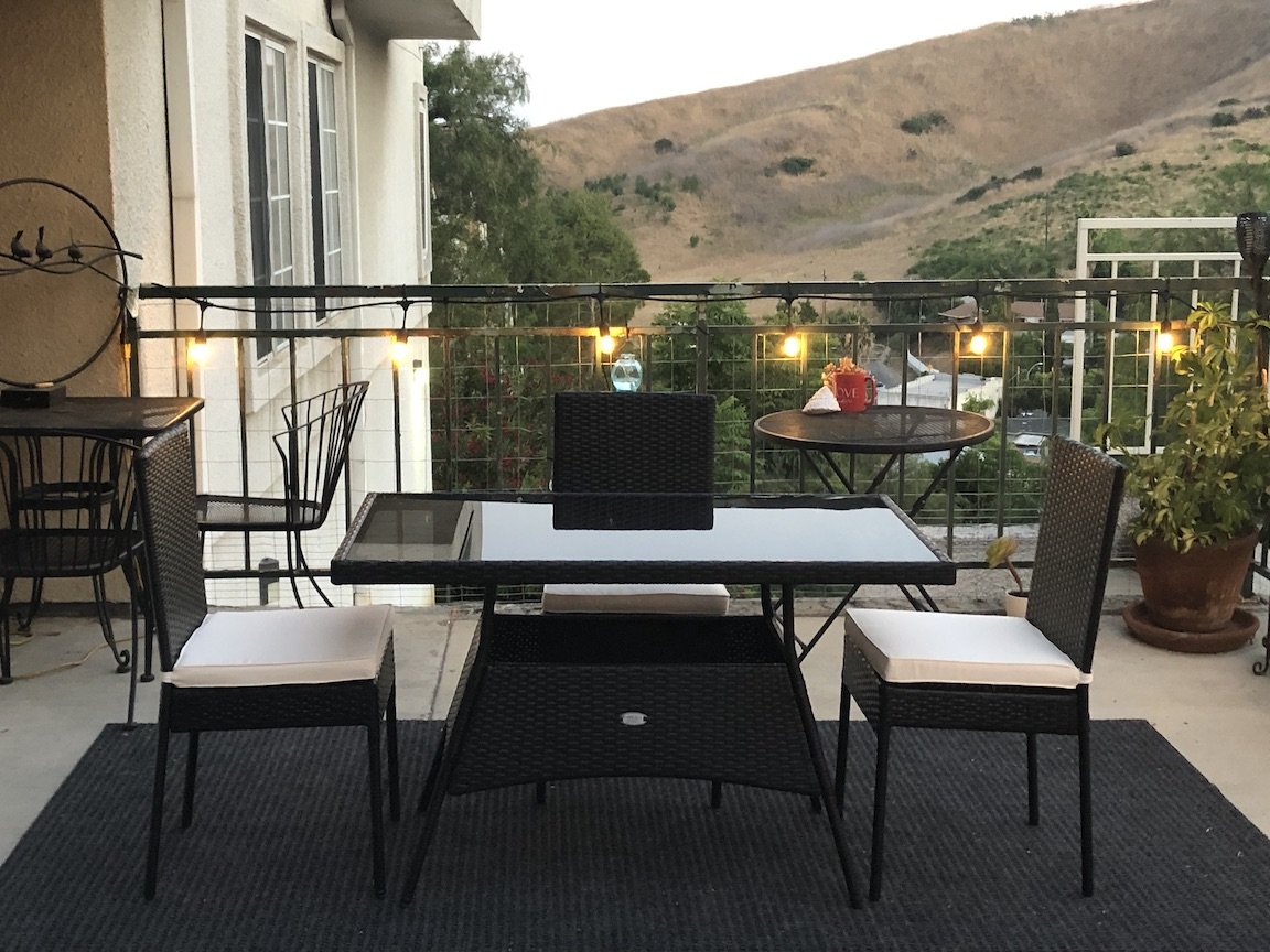 Tangkula 5 Piece Wicker Patio Dining Set Review Beautify Your Imore - Patio Furniture Review