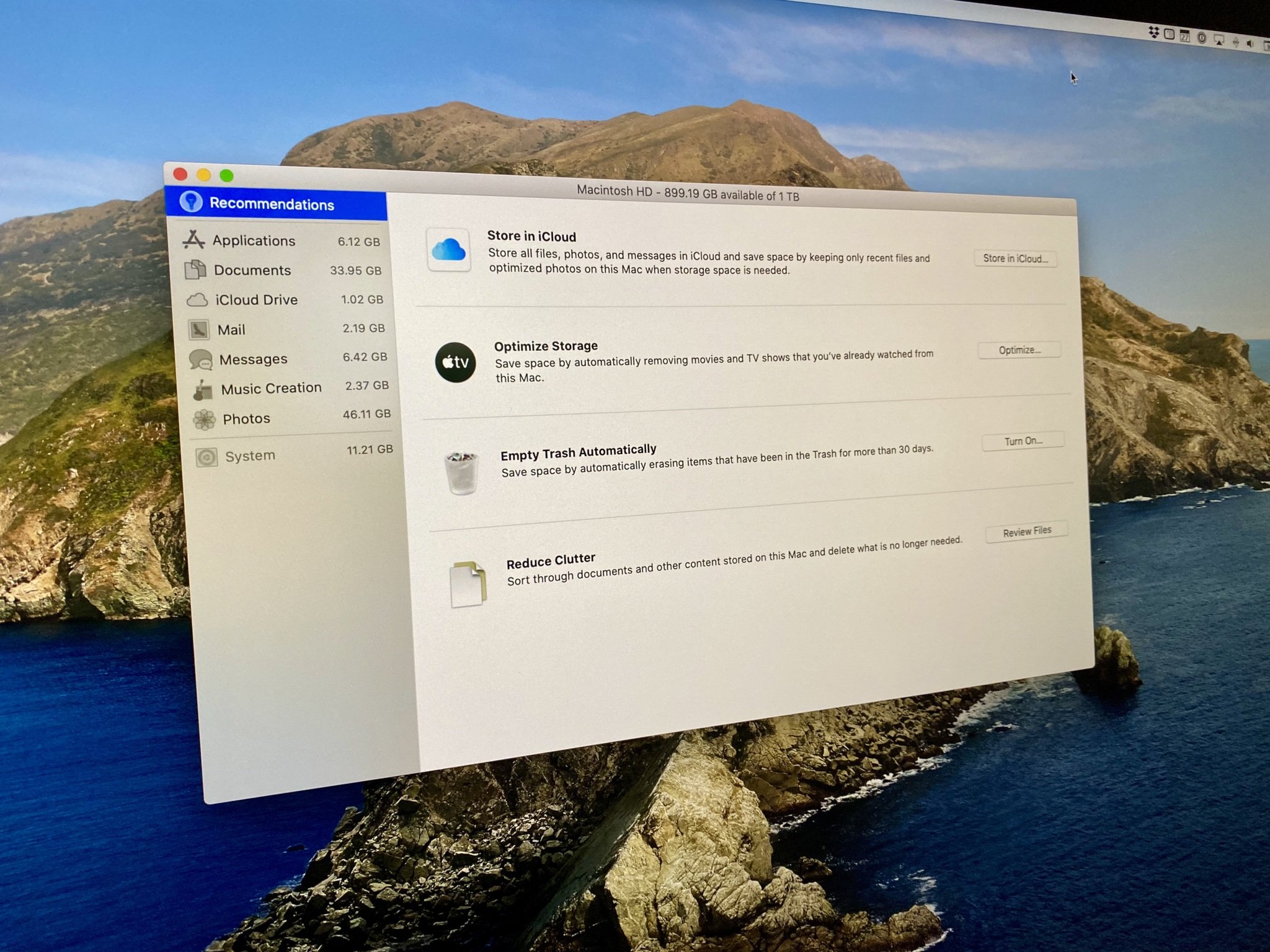 Optimize Storage on Mac