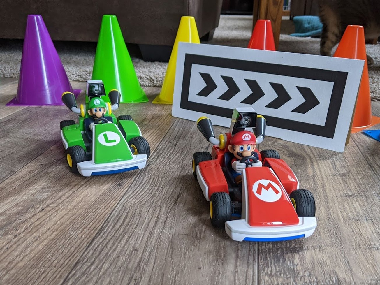 Mario Kart Live Mario And Luigi With Cones