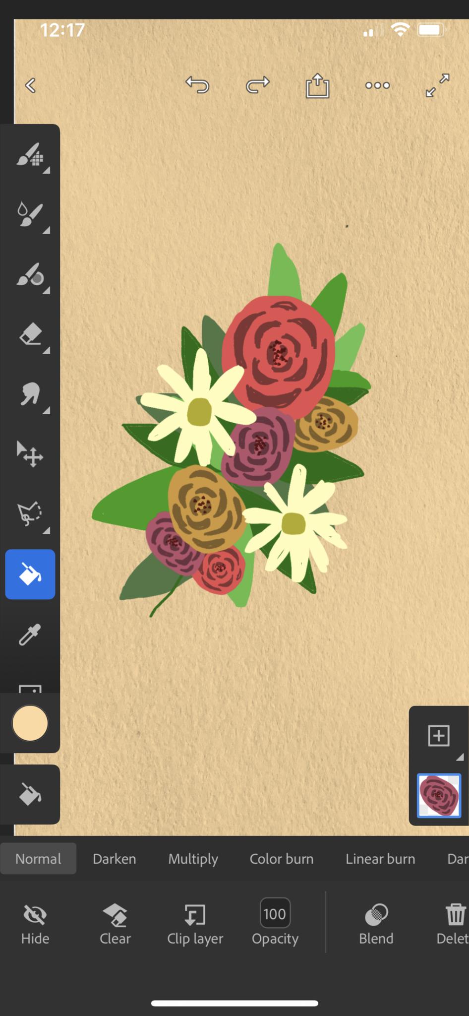 Adobe Fresco Drawing Example Screenshot Iphone