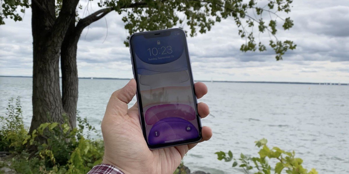 iPhone 11 at Lake image