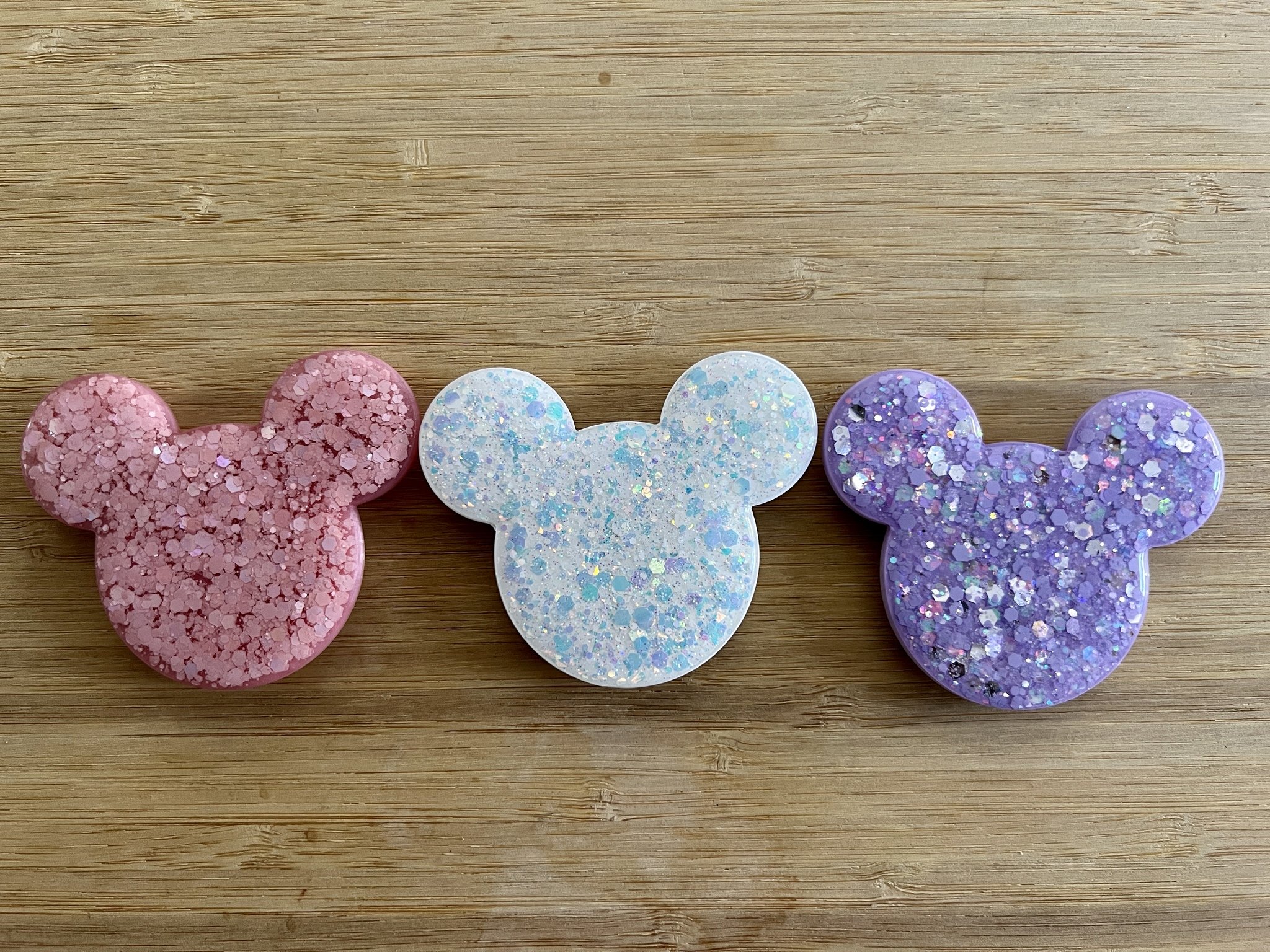 Mickey Head Glitter Popsockets Poptops